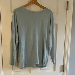 Eddie Bauer Soft Blue Long Sleeve Tee